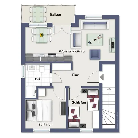 דירה Macoma Baltica 03 *